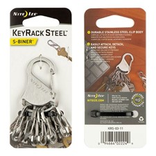 для ключей Nite Ize Key Rack с карабинами серый